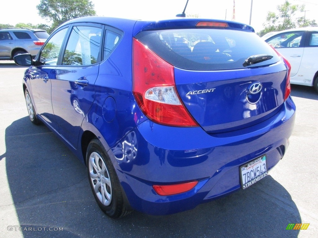 2013 Accent GS 5 Door - Marathon Blue / Black photo #5