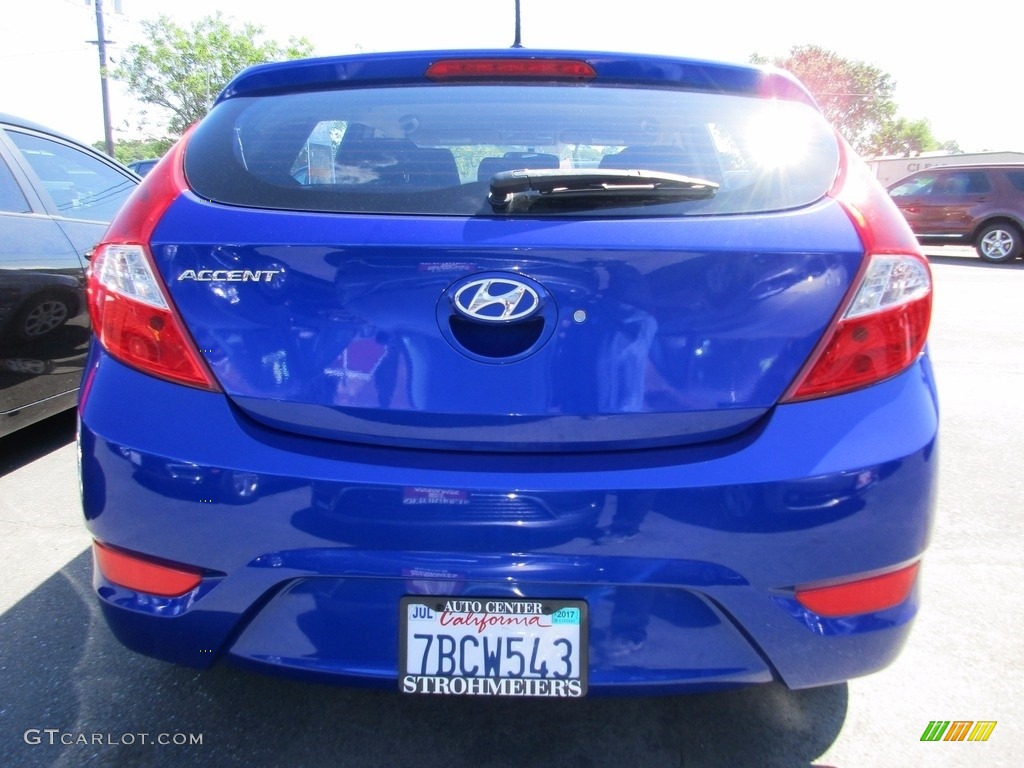 2013 Accent GS 5 Door - Marathon Blue / Black photo #6