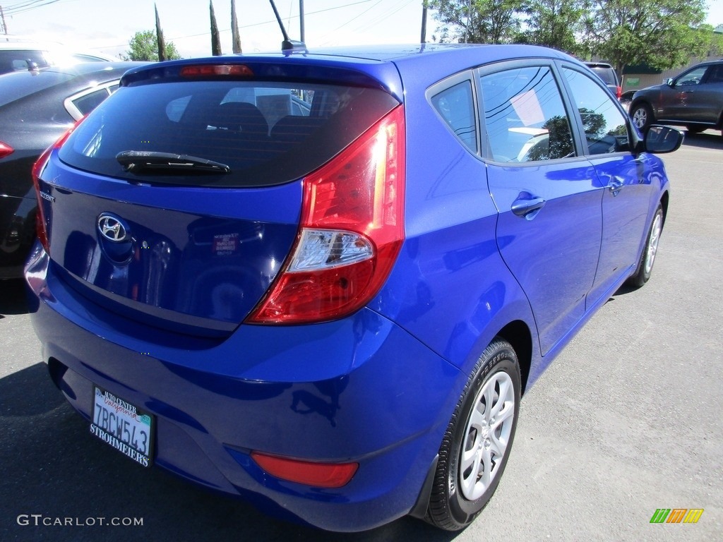 2013 Accent GS 5 Door - Marathon Blue / Black photo #7
