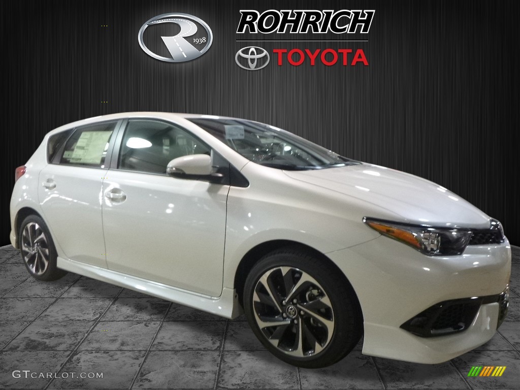 2017 Corolla iM  - Blizzard White Pearl / Black photo #1
