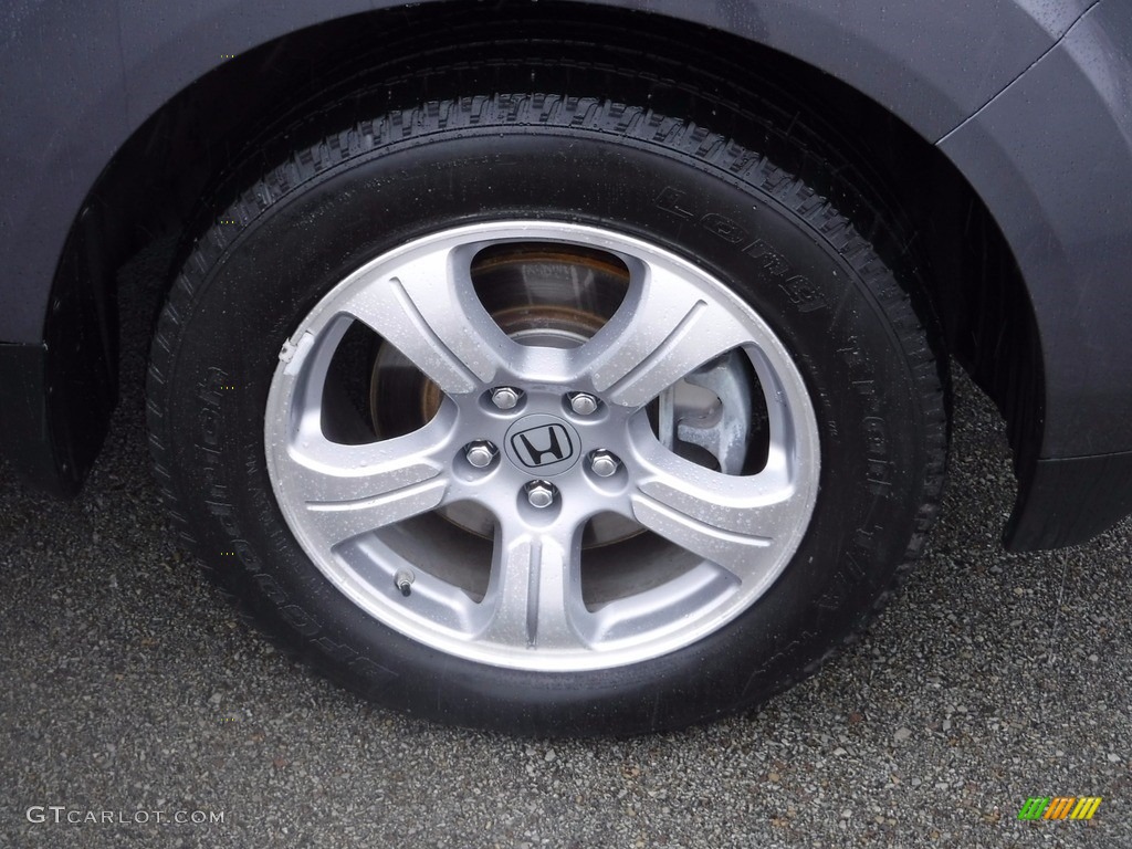 2015 Pilot EX-L 4WD - Modern Steel Metallic / Black photo #3