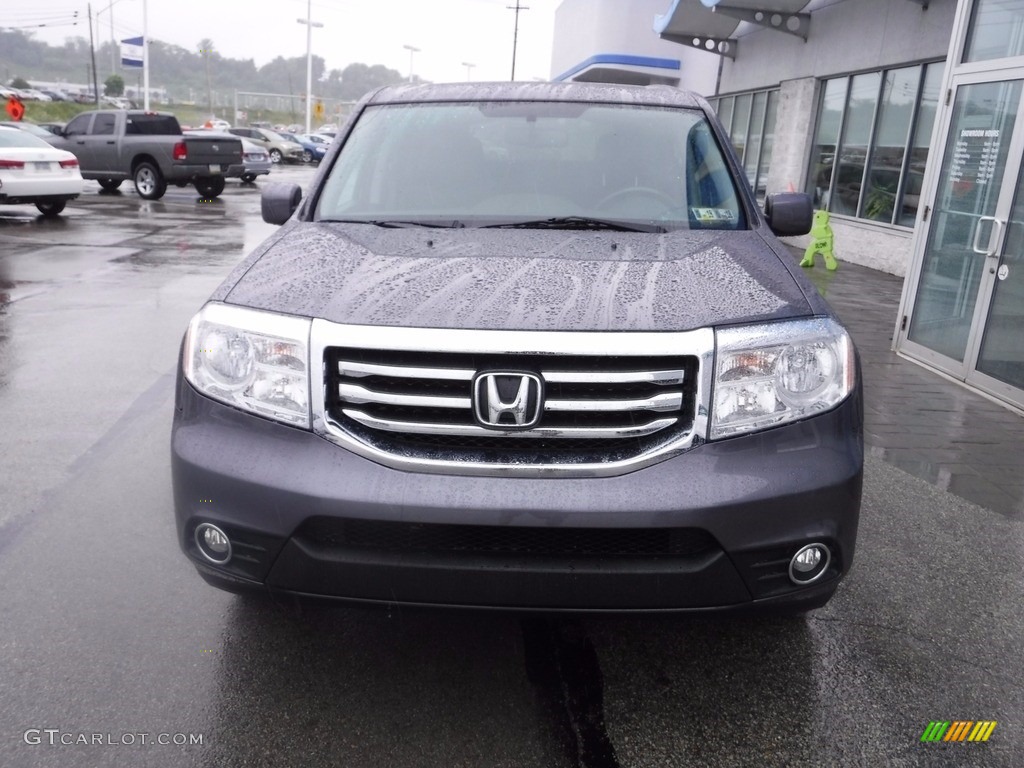 2015 Pilot EX-L 4WD - Modern Steel Metallic / Black photo #5