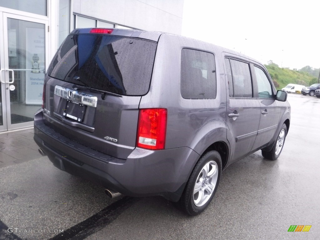 2015 Pilot EX-L 4WD - Modern Steel Metallic / Black photo #10