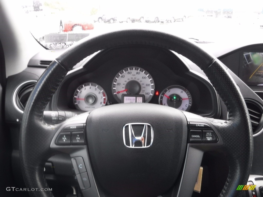 2015 Pilot EX-L 4WD - Modern Steel Metallic / Black photo #21