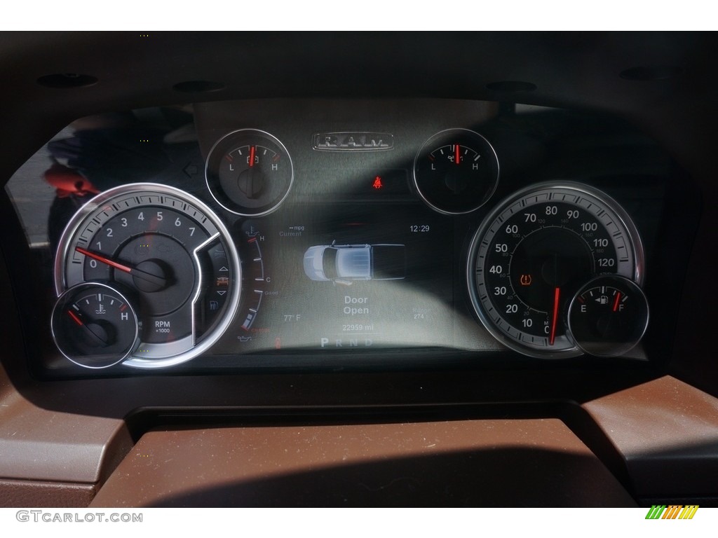 2017 Ram 1500 Laramie Crew Cab 4x4 Gauges Photo #120667396
