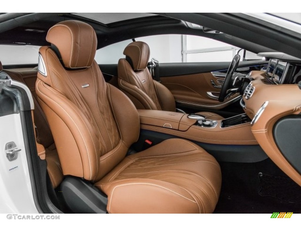 designo Saddle Brown/Black Interior 2015 Mercedes-Benz S 65 AMG Coupe Photo #120668872