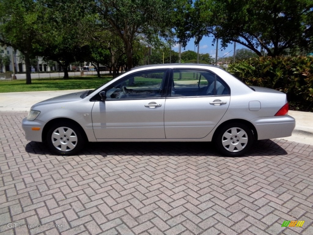 2002 Lancer ES - Munich Silver Metallic / Gray photo #3