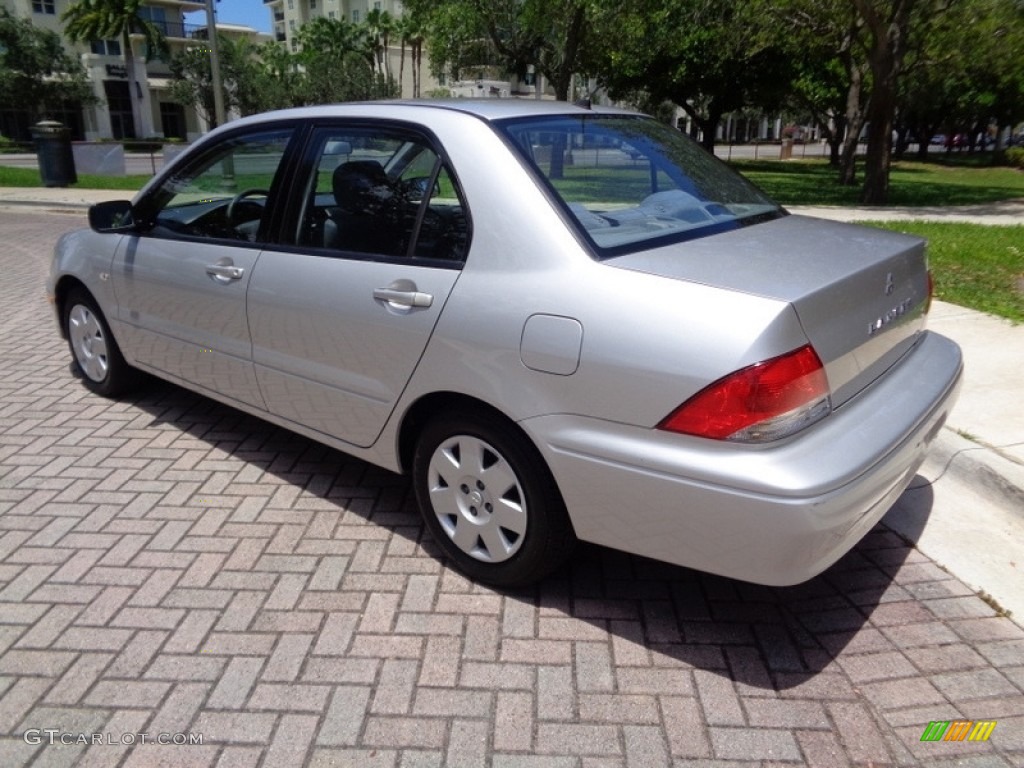 2002 Lancer ES - Munich Silver Metallic / Gray photo #5