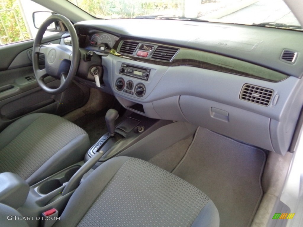 2002 Lancer ES - Munich Silver Metallic / Gray photo #7