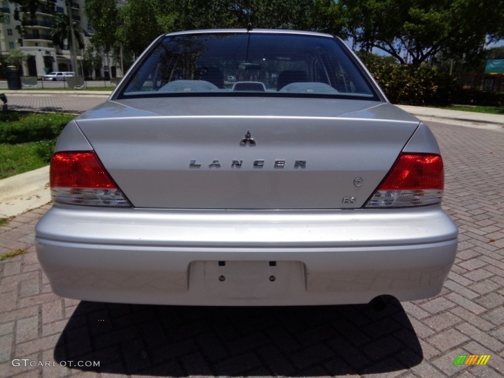 2002 Lancer ES - Munich Silver Metallic / Gray photo #8