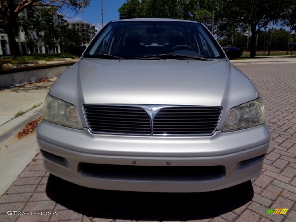 2002 Lancer ES - Munich Silver Metallic / Gray photo #15