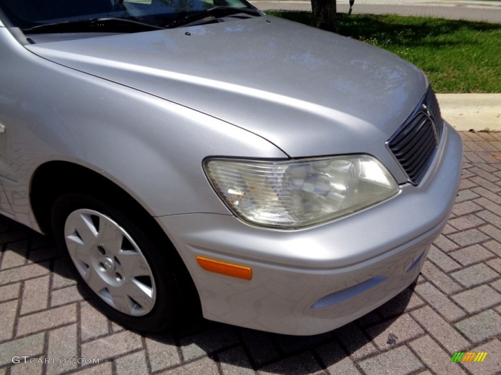 2002 Lancer ES - Munich Silver Metallic / Gray photo #31