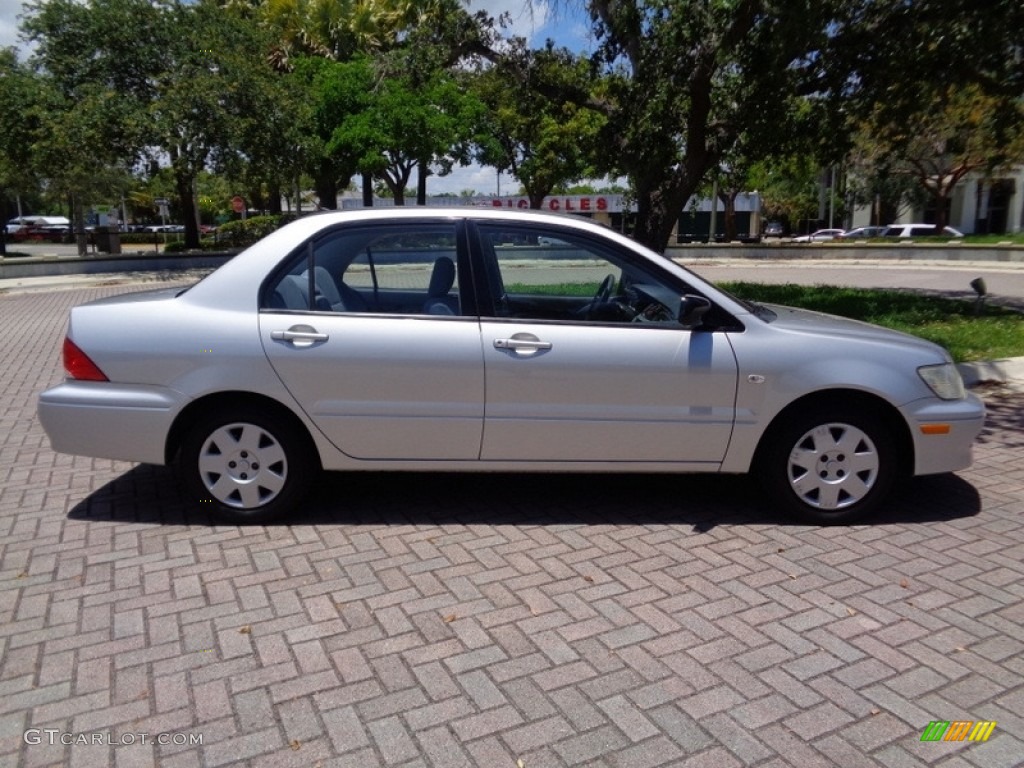 2002 Lancer ES - Munich Silver Metallic / Gray photo #42