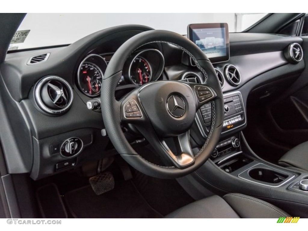 2018 Mercedes-Benz CLA 250 4Matic Coupe Black Dashboard Photo #120670090