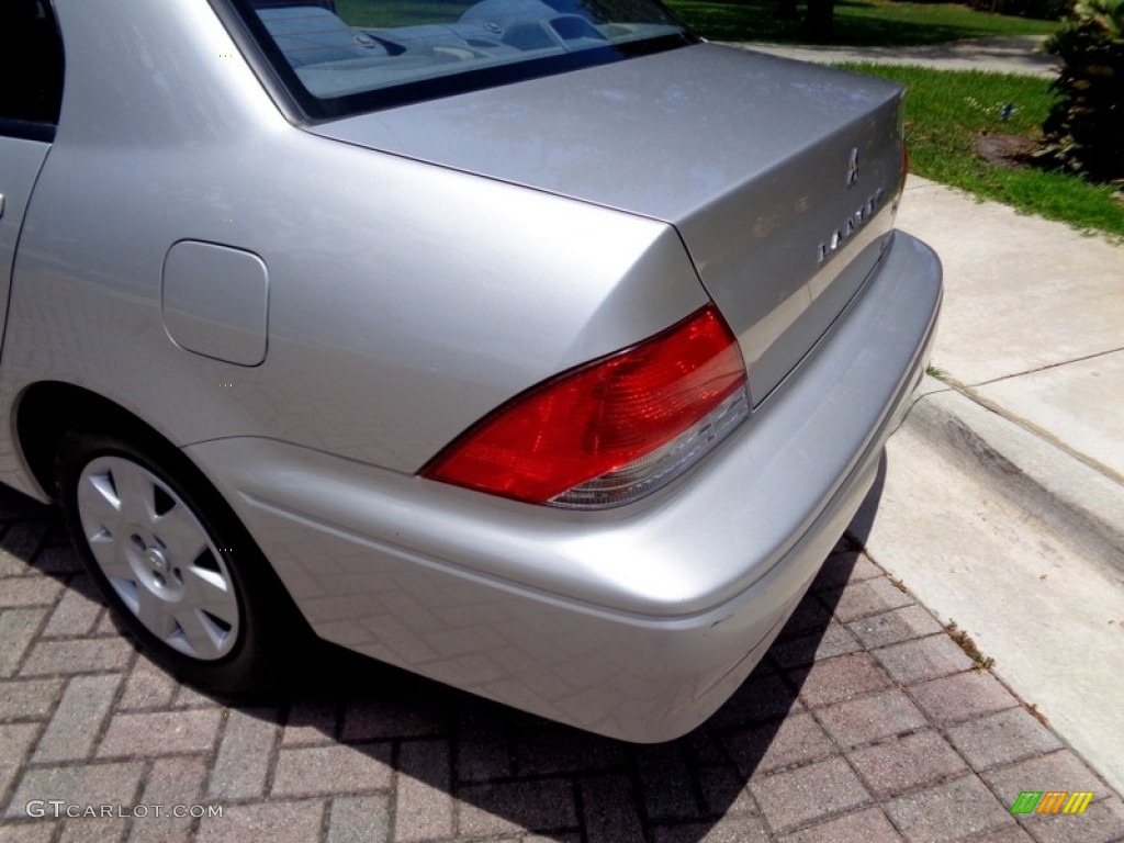2002 Lancer ES - Munich Silver Metallic / Gray photo #56