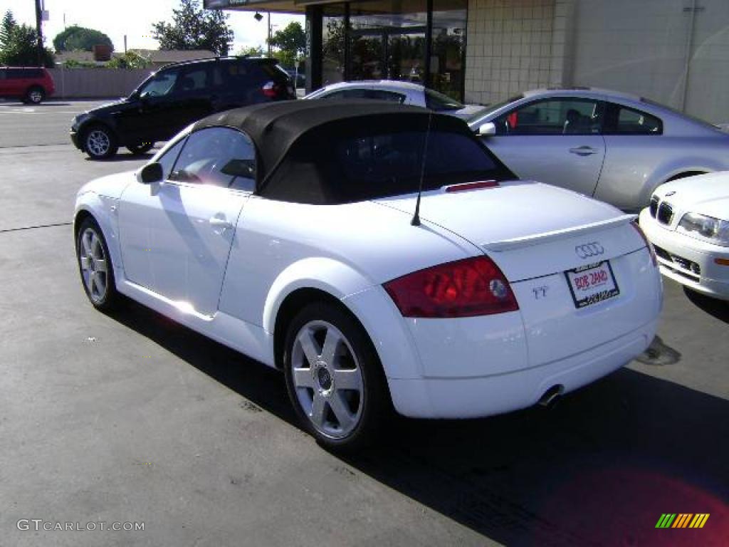 2002 TT 1.8T Roadster - Brilliant White / Ebony photo #4