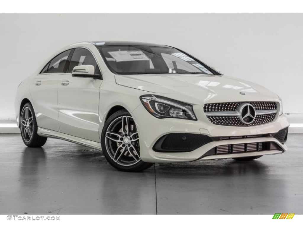 Cirrus White 2018 Mercedes-Benz CLA 250 Coupe Exterior Photo #120670867