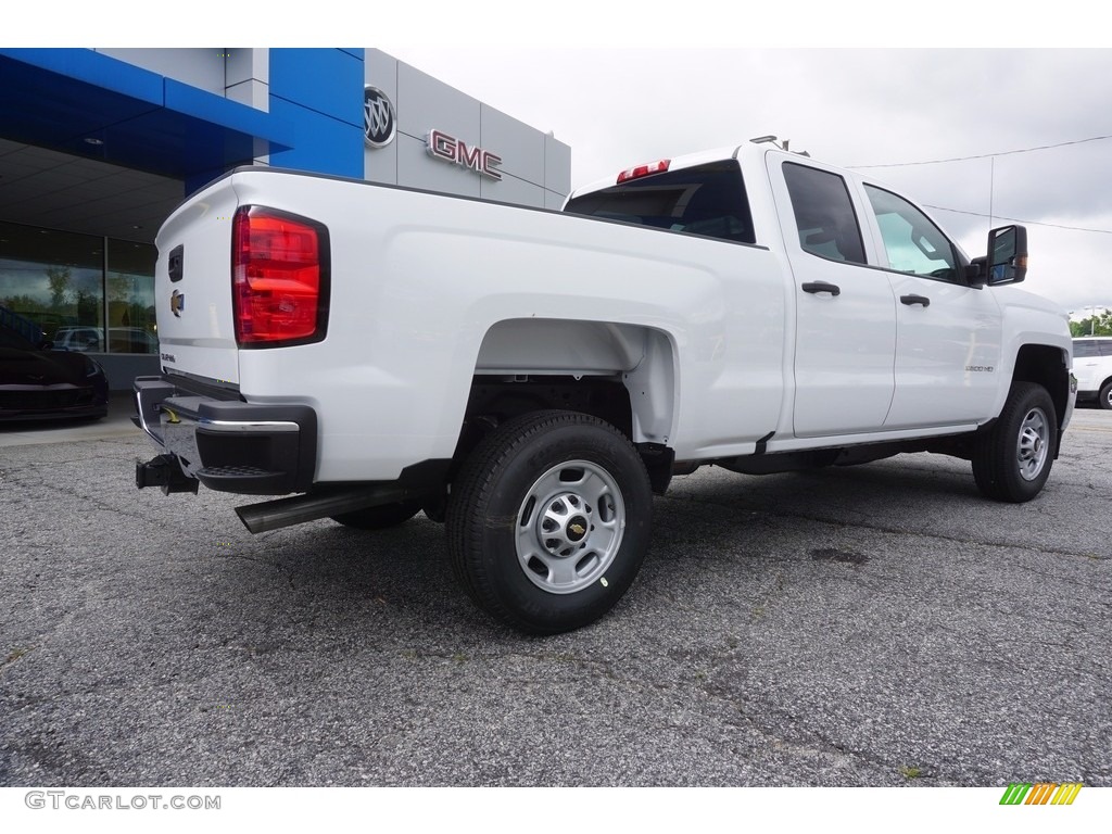 2017 Silverado 2500HD Work Truck Double Cab - Summit White / Dark Ash/Jet Black photo #7