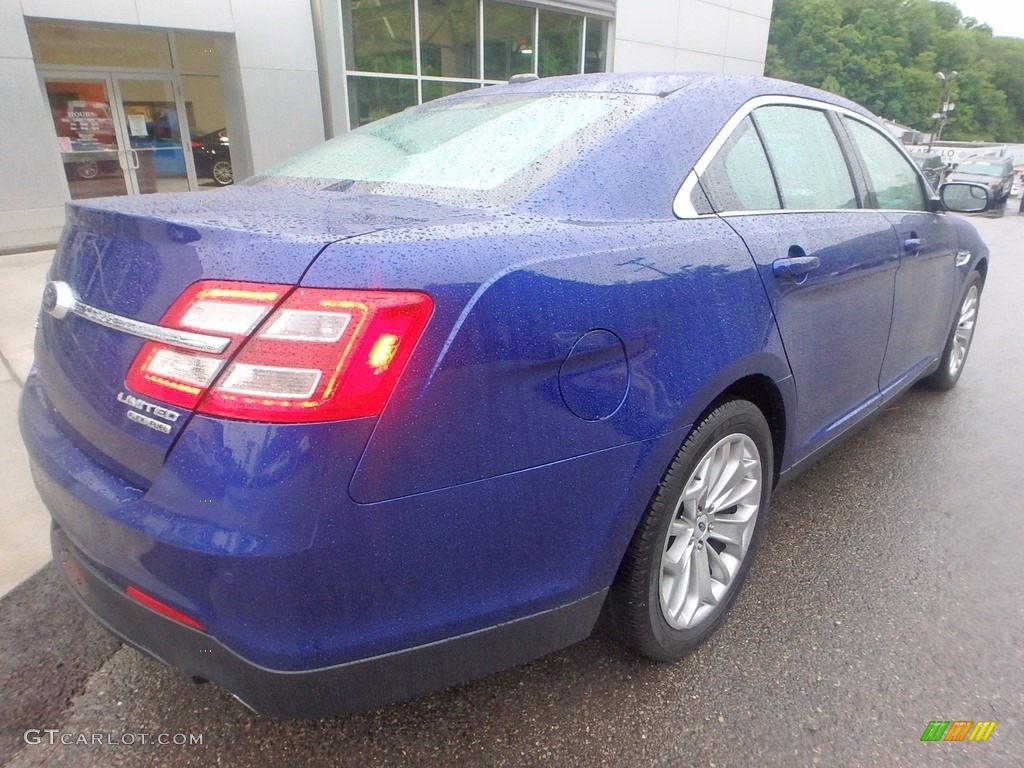 2015 Taurus Limited - Deep Impact Blue Metallic / Dune photo #2