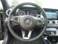 2017 Mercedes-Benz E Black Interior Steering Wheel Photo