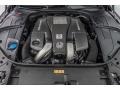 5.5 Liter AMG biturbo DOHC 32-Valve VVT V8 2017 Mercedes-Benz S 63 AMG 4Matic Sedan Engine