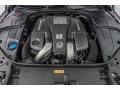 5.5 Liter AMG biturbo DOHC 32-Valve VVT V8 2017 Mercedes-Benz S 63 AMG 4Matic Sedan Engine