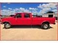 1997 Vermillion Red Ford F350 XL Crew Cab Dually  photo #2