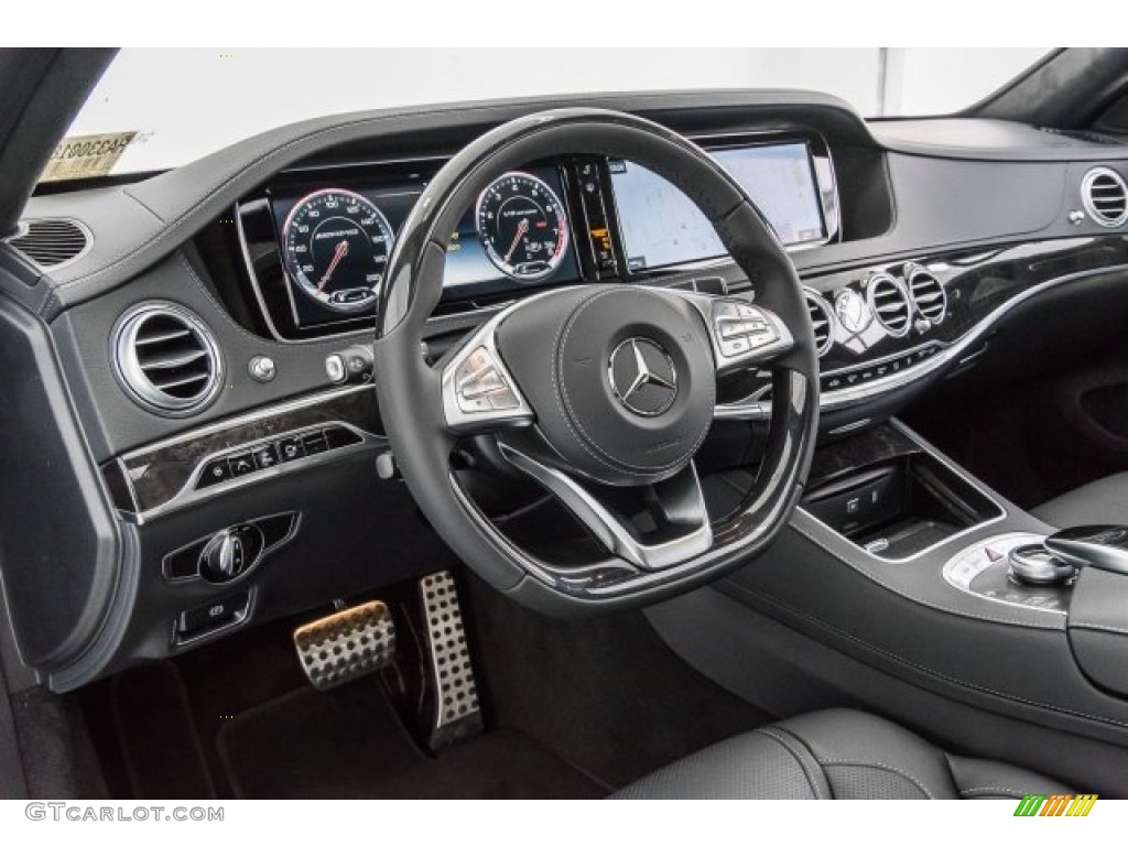 2017 Mercedes-Benz S 63 AMG 4Matic Sedan Black Dashboard Photo #120673330