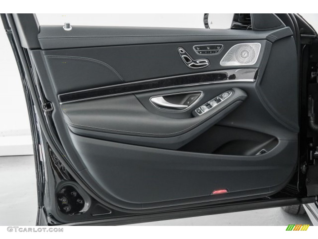 2017 Mercedes-Benz S 63 AMG 4Matic Sedan Black Door Panel Photo #120673381