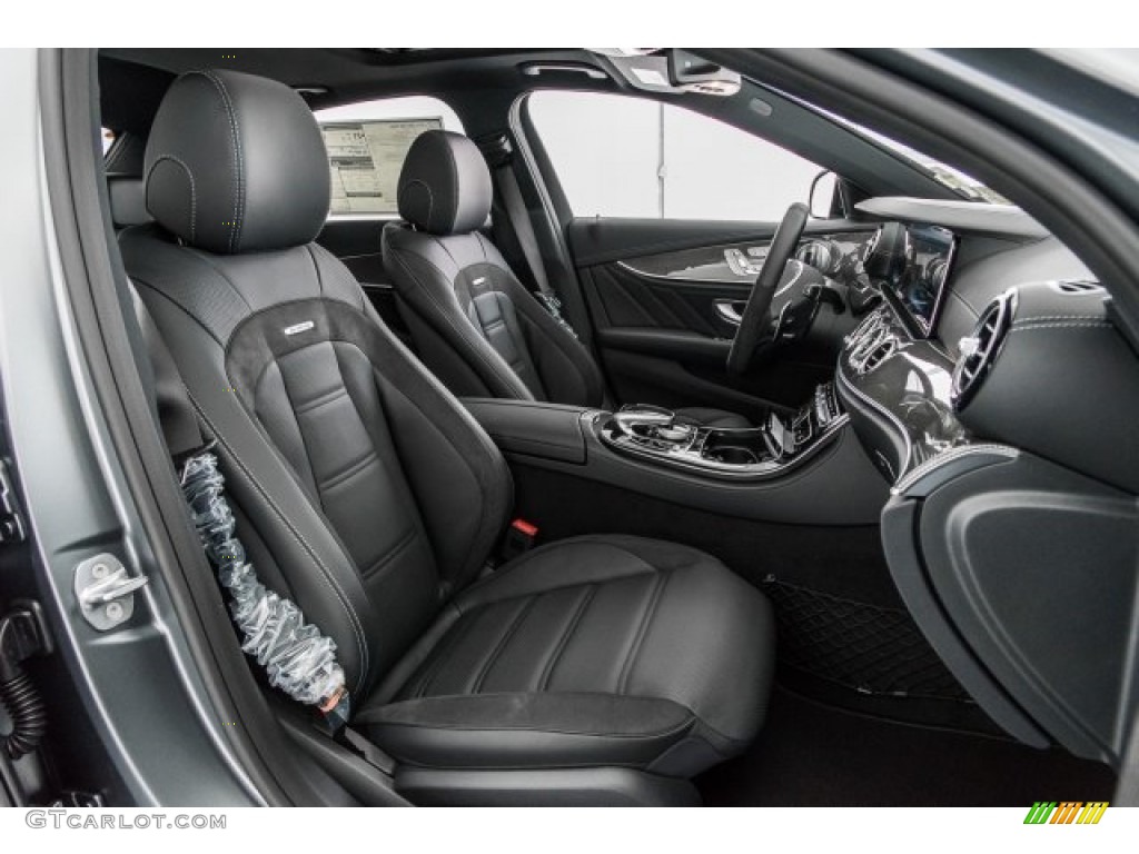2017 E 43 AMG 4Matic Sedan - designo Selenite Grey Magno (matte) / Black photo #2