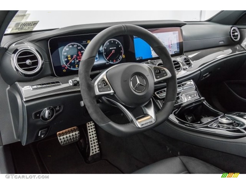 2017 Mercedes-Benz E 43 AMG 4Matic Sedan Black Dashboard Photo #120673615
