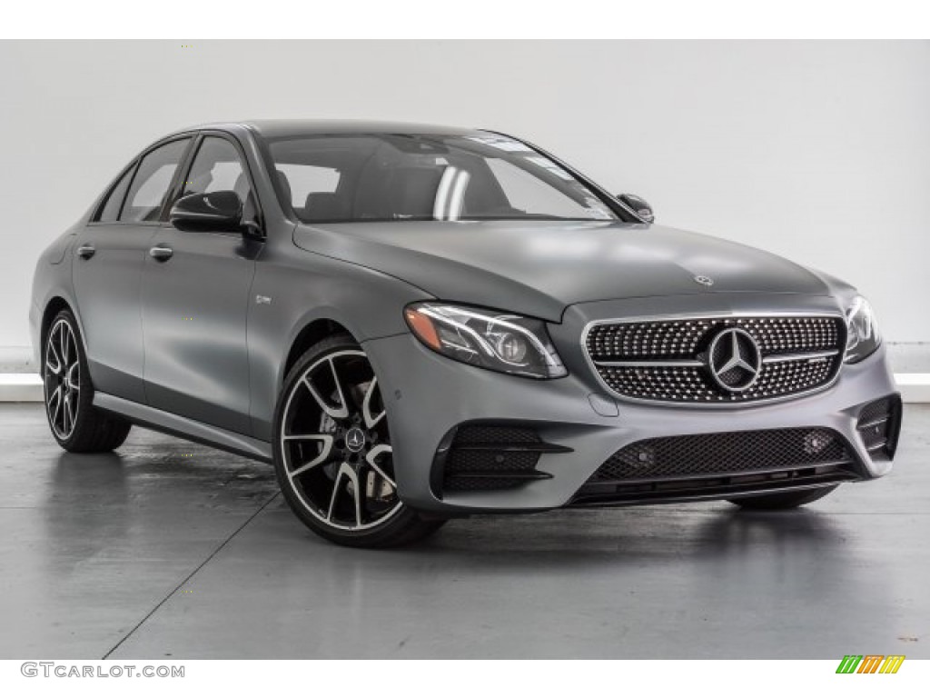 designo Selenite Grey Magno (matte) 2017 Mercedes-Benz E 43 AMG 4Matic Sedan Exterior Photo #120673696