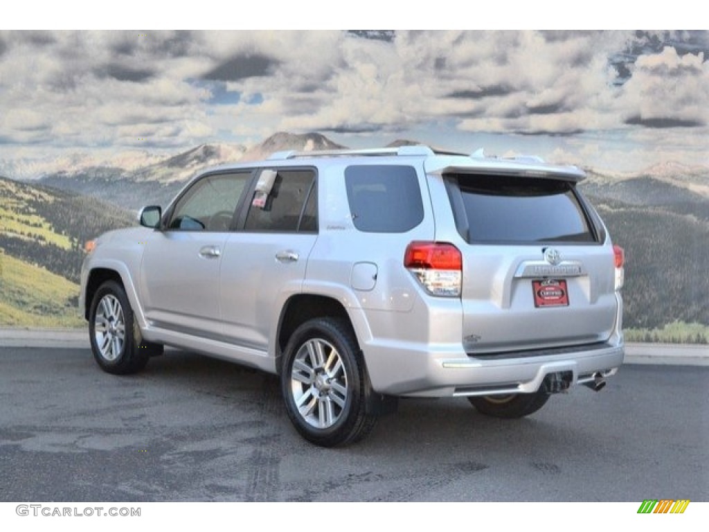 2012 4Runner Limited 4x4 - Classic Silver Metallic / Black Leather photo #8