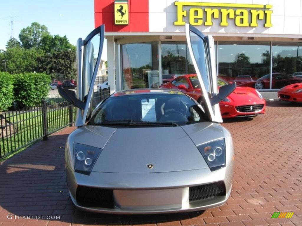 2002 Murcielago Coupe - Grey Metallic / Black photo #3