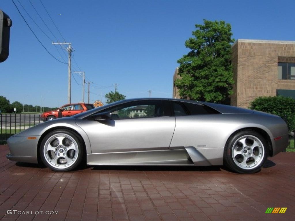 2002 Murcielago Coupe - Grey Metallic / Black photo #5