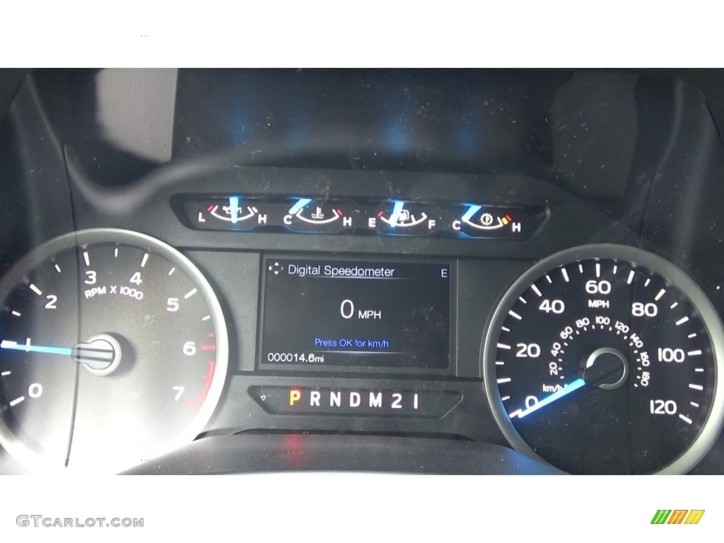2017 F150 XLT SuperCab 4x4 - Blue Jeans / Earth Gray photo #14
