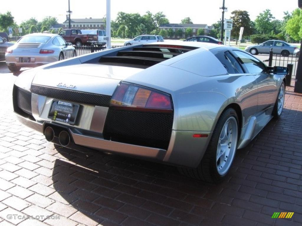 2002 Murcielago Coupe - Grey Metallic / Black photo #8