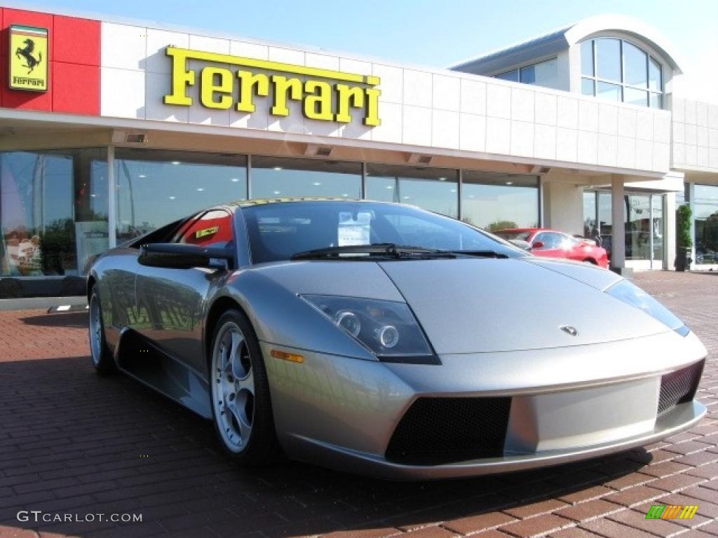 2002 Murcielago Coupe - Grey Metallic / Black photo #9