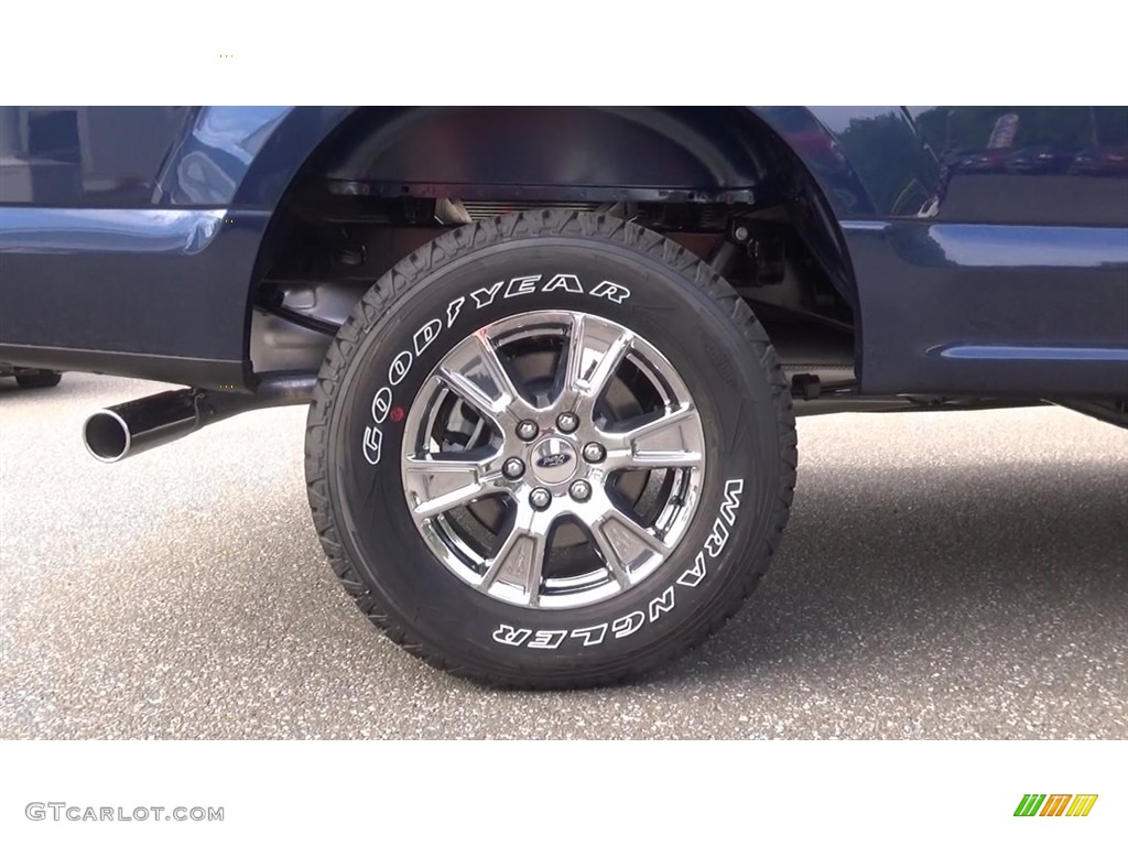 2017 F150 XLT SuperCab 4x4 - Blue Jeans / Earth Gray photo #22