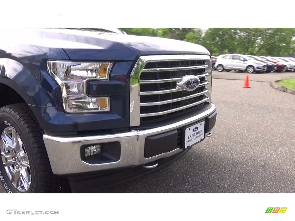 2017 F150 XLT SuperCab 4x4 - Blue Jeans / Earth Gray photo #27