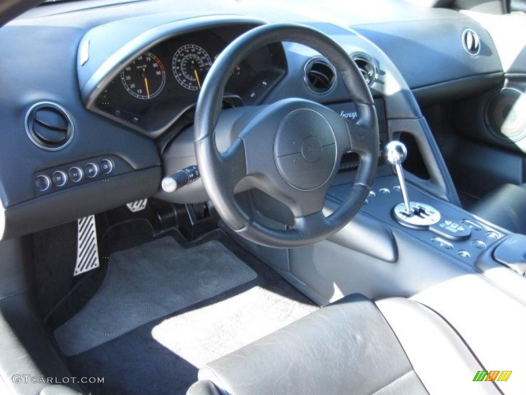 2002 Lamborghini Murcielago Coupe Black Dashboard Photo #12067648