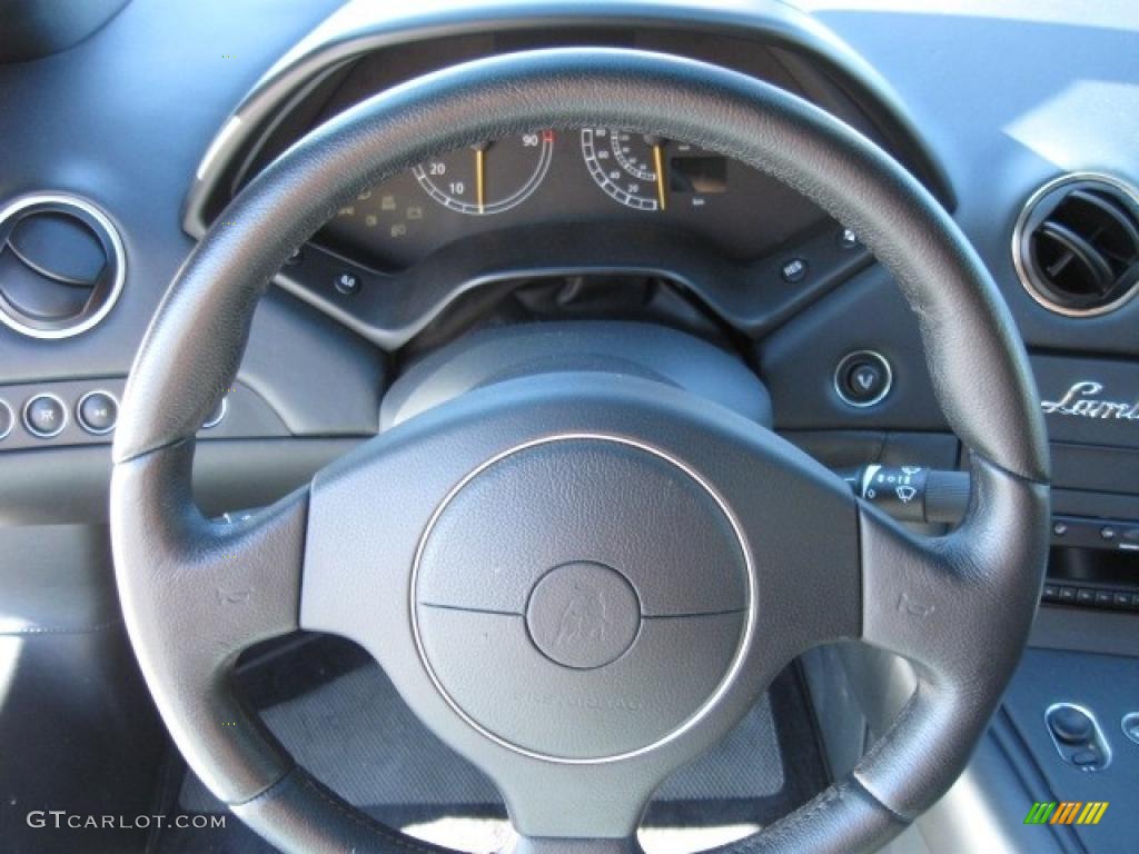 2002 Murcielago Coupe - Grey Metallic / Black photo #19