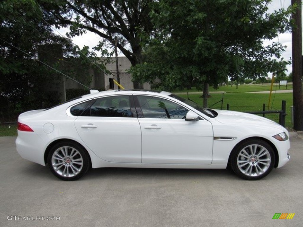 Polaris White 2017 Jaguar XF 20d Prestige Exterior Photo #120676999