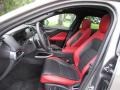 2017 Jaguar F-PACE S Red/Jet Interior Front Seat Photo