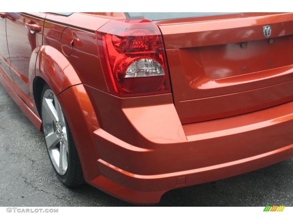 2008 Caliber SRT4 - Sunburst Orange Pearl / Dark Slate Gray photo #10