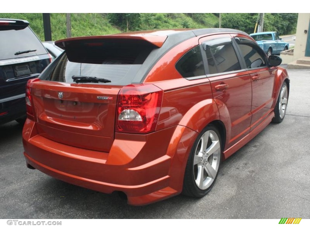 2008 Caliber SRT4 - Sunburst Orange Pearl / Dark Slate Gray photo #11