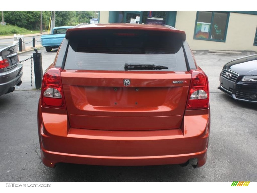 2008 Caliber SRT4 - Sunburst Orange Pearl / Dark Slate Gray photo #13