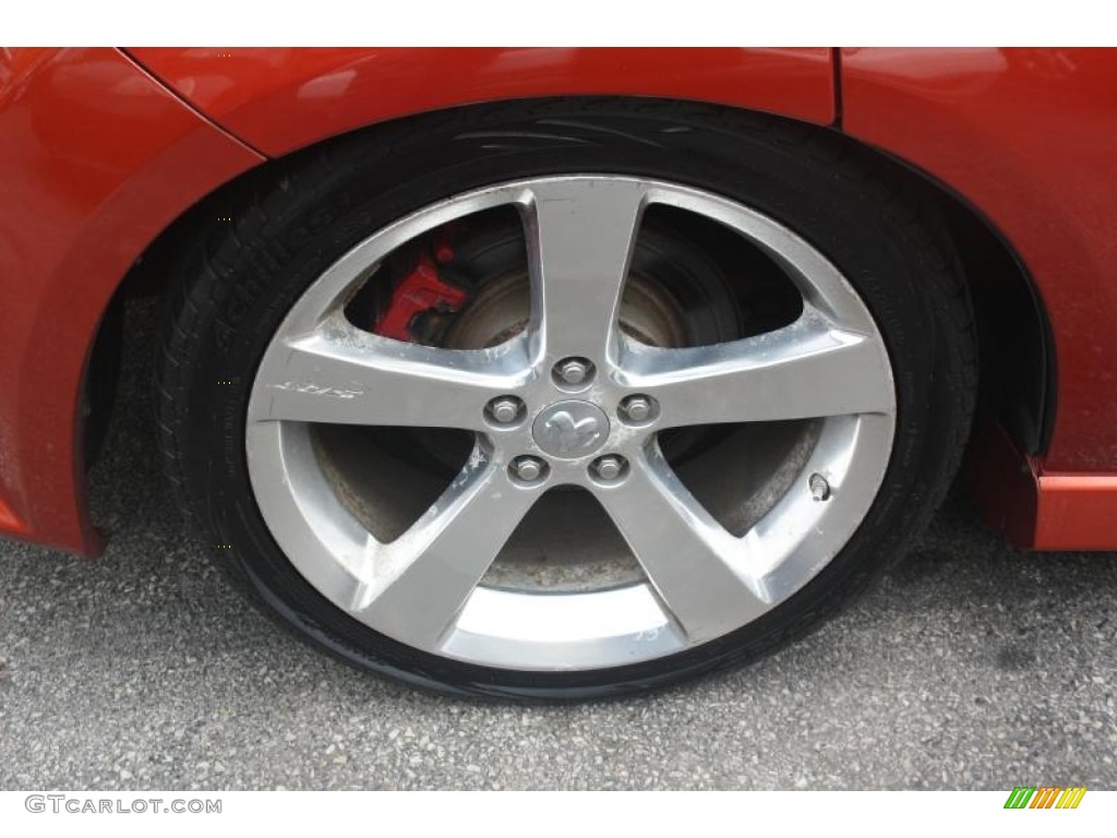 2008 Caliber SRT4 - Sunburst Orange Pearl / Dark Slate Gray photo #14