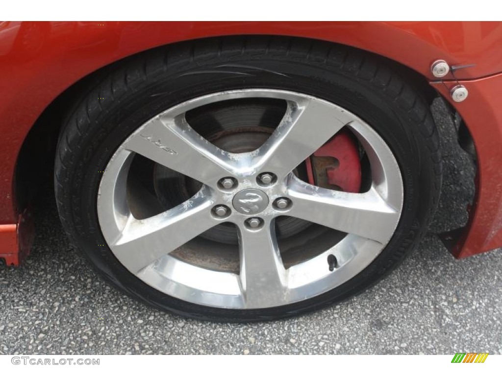 2008 Caliber SRT4 - Sunburst Orange Pearl / Dark Slate Gray photo #15