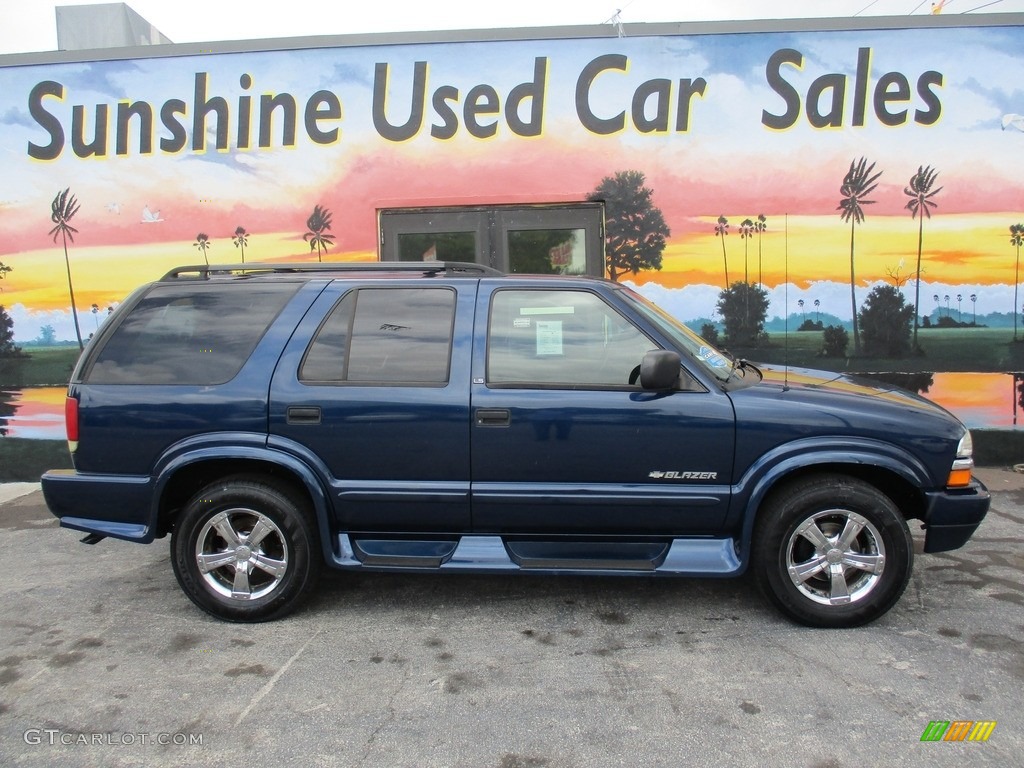 2003 Blazer LS 4x4 - Indigo Blue Metallic / Graphite photo #3